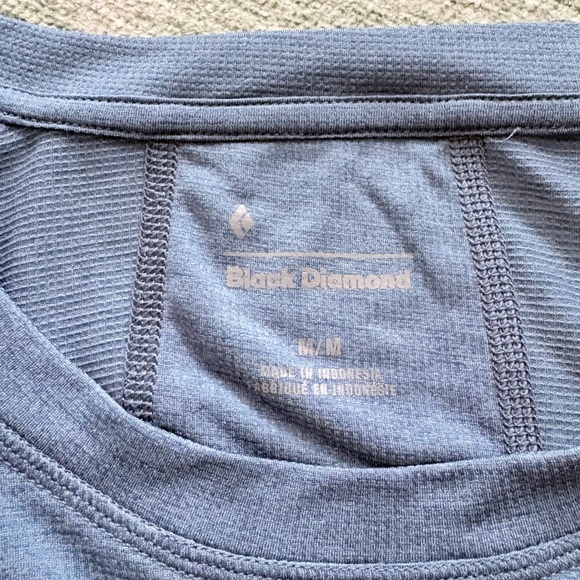 Black Diamond Women's Long-Sleeve Crew Tee base layer - Navy - Picture 3 of 8